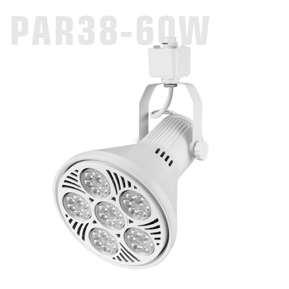 E26 E27 PAR 38 Track Mounted Luminaries Light ETL Track Head LED PAR38 Track Light for Jewelry/clothing/shoe/chain store